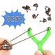 thumbnail image 3 of Juguete de tirachinas, juguete de catapulta para dedos, 3 tirachinas y 12 juguetes de silicona para caca, divertidos juguetes de descompresión elásticos y novedosos para niños, regalo, broma, recuerd, 3 of 5