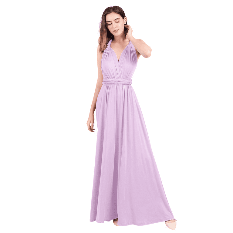 open lace back dress Pastel Purple Maxi Dress for Elegant Summer Affairs