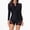Red, variant on Xfvqtps Womens Long Sleeve Rash Guard Bathing Suit Zip up Mesh Breathable Athletic One Piece Swimsuits Modest Surfing Swimwear Blue