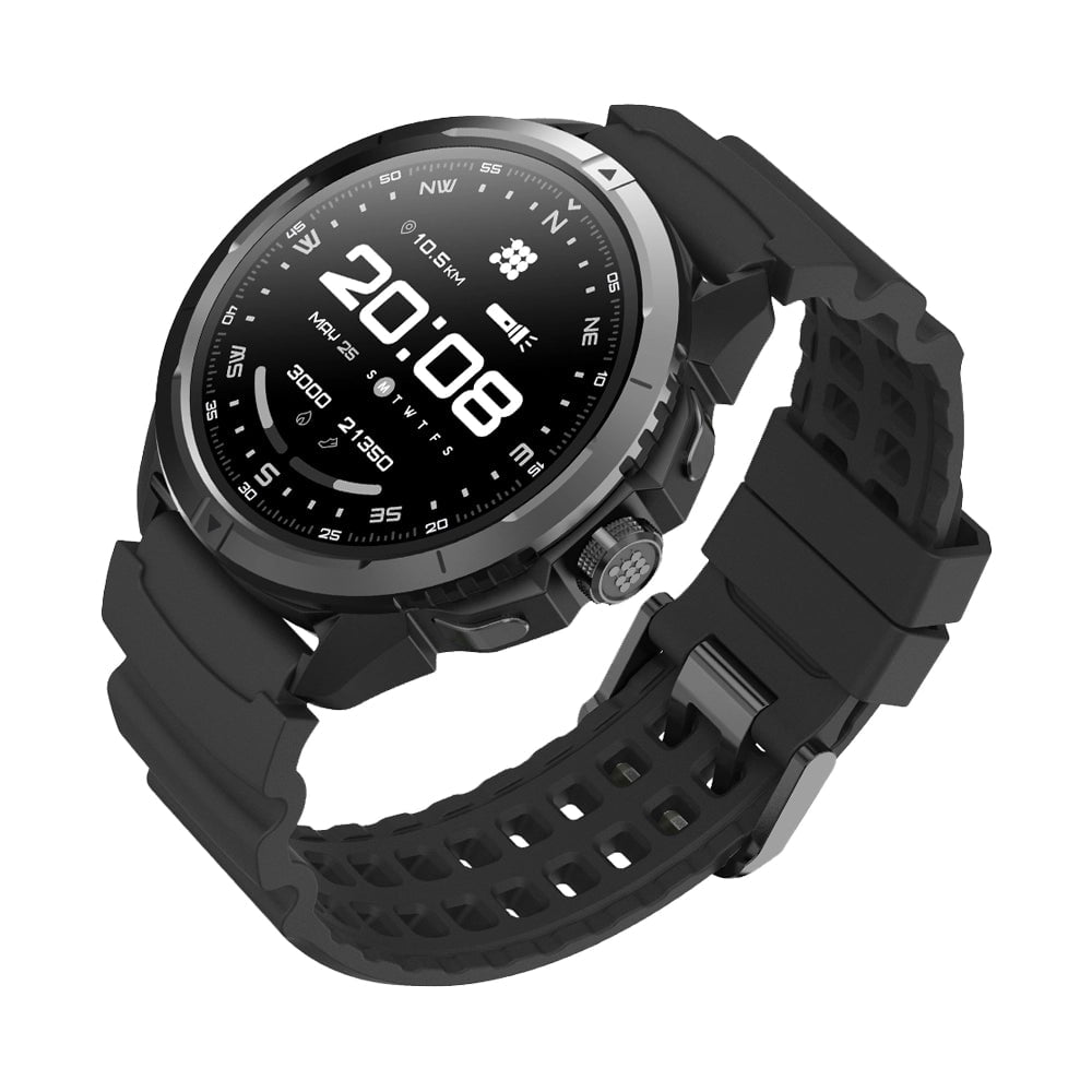 Cubitt TERRA Rugged Smartwatch with Dual-Band GPS (L1+L5), 1.48” AMOLED Display, Offline Maps, AI Coach, VITA Assistant, Military Certified, 5ATM, Up to 14-Day Battery Life