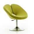 thumbnail image 2 of Perch Green and Polished Chrome Wool Blend Adjustable Chair (Set of 2), 2 of 5