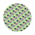 thumbnail image 1 of GUOOL Covers for Home Elastic Edged Flannel Backed Fitted Table Covers Tablecothes - Colored Biscuits Pattern - Fits to 47'' Diameter G - 120cm (48 Inch), 1 of 6