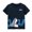 Blue, variant on LYMAYTER Kids Boys Short Sleeve T-Shirt for 6-15 Years Old Crew Neck Cartoon Tees Shirts Summer 100% Organic Cotton T-Shirt Blouse