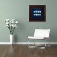 thumbnail image 3 of Trademark Fine Art "Moon Phases" Canvas Art by Lisa Powell Braun, Black Matte, Wood Frame, 3 of 4