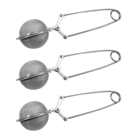 

3Pcs Stainless Steel Tea Strainer Mesh Design Tea Filter Practical Tea Infuser Tea Balls