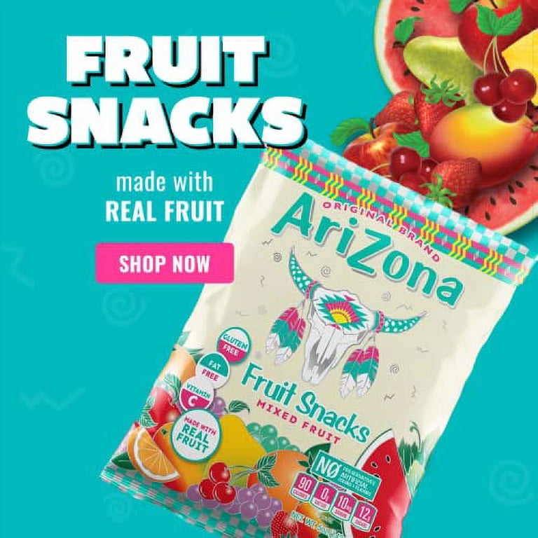 Tea Fruit Snacks, Variety Pack - Mixed Fruit, Green Tea, Iced Tea