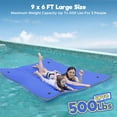 thumbnail image 3 of WARMOUNTS Water Floating Mat Foam Pad, 9x6FT Bouncy Tear-Resistant XPE Foam, Recreation and Relaxing for Pool Lake River Ocean Outdoor Water Activities, 3 of 8