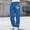 Winter Warm Pants-Blue, variant on Guieoi Winter Warm Pants Plus Size Men's Fashion Drawstring Elastic Waist Solid Color Casual Sweat Length Pants Purple