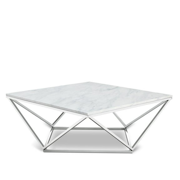 Meridian Furniture Skyler Chrome Coffee Table