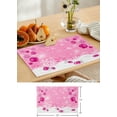 thumbnail image 4 of Merry Christmas Placemats Set of 4,Cotton Linen Table Mats Non-Slip Washable Snowflake Pink Xmas Balls Christmas Placemat for Holiday Party Dining Snowflake Kitchen Table Decor, 4 of 6
