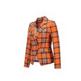thumbnail image 4 of Qiylii Women Jacket, Long Sleeve Plaid Tailored Collar Slim-Waist Formal Coat, 4 of 7