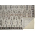 thumbnail image 6 of 4' X 6' Gray Blue And Orange Floral Stain Resistant Area Rug, 6 of 8