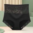thumbnail image 2 of PEASKJP sous-Vêtements Sans Couture pour Femmes String Confortable Invisible, Noir TG, 2 of 5