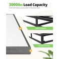 TATAGO 3000 lbs Max Weight Capacity 9" Heavy Duty Metal Box Spring King