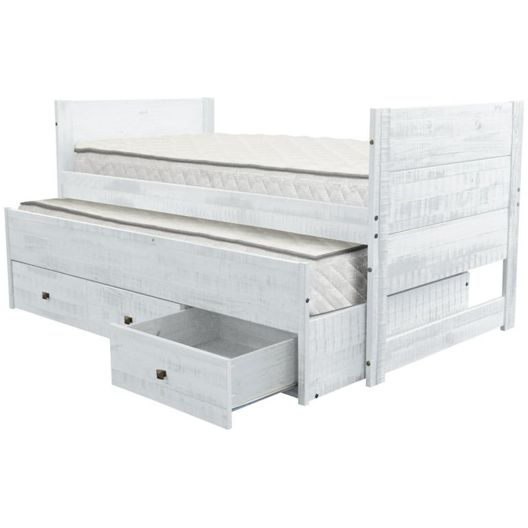 Bedz king all in one bed with twin trundle and 3 built in drawers deals