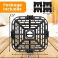 thumbnail image 3 of Air fryer Accessories for Instant Pot Vortex Plus 6 in 1 4 Quart Air Fryer Oven, 7.5''×7.5'' Square Food Grade Air Fryer Grill Pan Grill Plate Crisper Plate Replacement Parts Tray Rack, 3 of 7