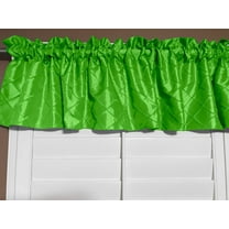 pintuck taffeta window valance 52 wide lime green