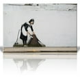 thumbnail image 1 of Wall26 Canvas Print Wall Art - Maid in London - Street Art - Guerilla - Banksy Street Artwork on Canvas Stretched Gallery Wrap. Ready to Hang - 12 x 18 Inches, 1 of 3