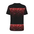 thumbnail image 3 of Rocae Red Glitter1 for Breathable Men's Baseball T-Shirt Fashionable Casual Baseball Jersey, Moisture-wicking Sportswear Medium, 3 of 9