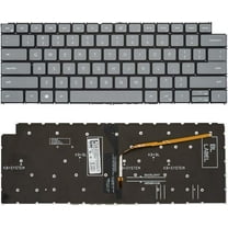 New US Black English Backlit Laptop Keyboard (Without palmrest) for Dell Inspiron 7435 7430 2-in-1 Light Backlight