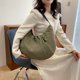 thumbnail image 2 of Bolso Hombro Informal Plisado Gran Capacidad Likrtyny Verde Militar, 2 of 9