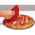 thumbnail image 4 of Rock'n Roll Pizza Cutter, Plastic, Non-Stick, Rocking, 9 inch, Made in USA, Red, 4 of 4