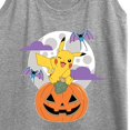 thumbnail image 3 of Pokémon  - Pikachu Pumpkin With Moon - Women's Racerback Tank Top, 3 of 5