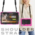 thumbnail image 7 of for Samsung Galaxy Tab S10 Plus/S9 FE+/S9+ Case 12.4 inch, 360 Rotating Shockproof Cover with Stand, Handle, Shoulder Strap (SM-X820/X810/X610), Rose, 7 of 7