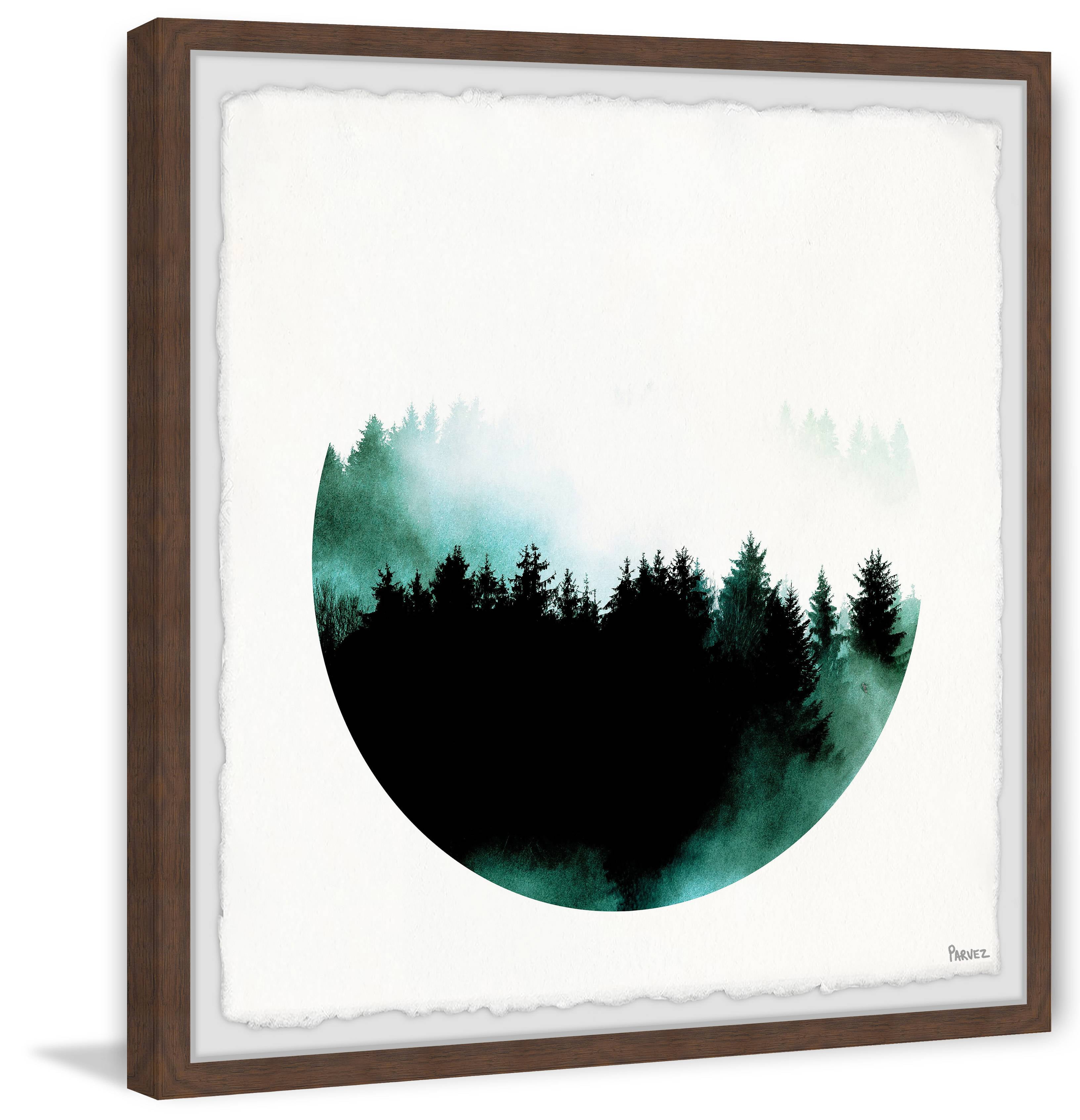 Parvez Taj "Jaded Forest" Framed Painting Print