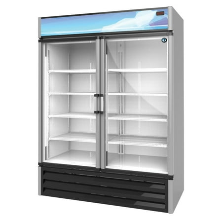 Hoshizaki RM-49, Refrigerator, Two Section Glass Door Merchandiser