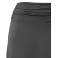 thumbnail image 4 of Doublju Women's Flowy Handkerchief Hemline Midi Skirt (Plus Size Available), 4 of 4