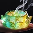 thumbnail image 3 of Ruiboury Exquisite And Delicate Appearance Beautiful Lotus Incense Burner Creative Lotus Amber, 3 of 6