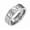 Silver, variant on Stainless Steel Bracelet Letter DAD Ring Men's Titanium Steel Ring Ornament