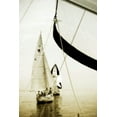 thumbnail image 2 of Hausenflock, Alan 23x32 White Modern Wood Framed Museum Art Print Titled - River Sailors II, 2 of 4