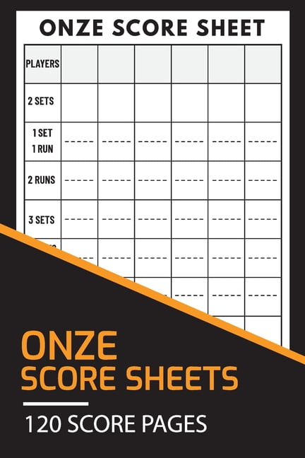 Onze Score Sheets 120 Score Pages : Personal Onze Journal To Record and ...