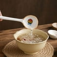 thumbnail image 5 of 2 Pack Porcelain Soup Spoons Long Handle Japanese Round Soup Spoon Hand-Painted Asian Soup Spoon for Ramen Pho Miso Rice, 5 of 9