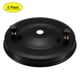 thumbnail image 1 of Uxcell 4.13" x 0.91" Placa de luz de techo Canopy Accesorios de hierro negro 5Pcs, 1 of 5