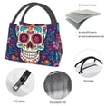 thumbnail image 4 of Easygdp Dead Day Party Bolsa de Almuerzo Insulada Reutilizable, Bolsa de Mano y Bandolera para Oficina, Trabajo, Viajes, 4 of 6