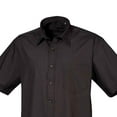 thumbnail image 2 of Premier Mens Short Sleeve Poplin Shirt, 2 of 4