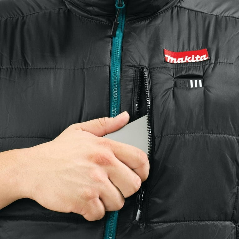 Makita Heated Vest XL Men s Black DCV200ZXL Walmart
