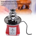 thumbnail image 3 of 3 Tier Mini Chocolate Fountain Machine, Electric Chocolate Fondue Fountain Machine, Chocolate Melting Machine for Melting Cheese, Candy and Liqueur for Birthday, Party, Wedding, 3 of 7