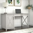 thumbnail image 2 of Key West 54W Computer Desk with Storage in Linen White Oak - Engineered Wood, 2 of 10