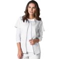 thumbnail image 1 of EON Women's COOLMAXÂ® Short Sleeve Zip Front Solid Scrub Jacket, 1 of 1