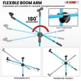 thumbnail image 3 of 5 Core Mic Stand Floor Height Adjustable Tripod Microphone Stands w Extending Telescoping Boom Arm, 3 of 8