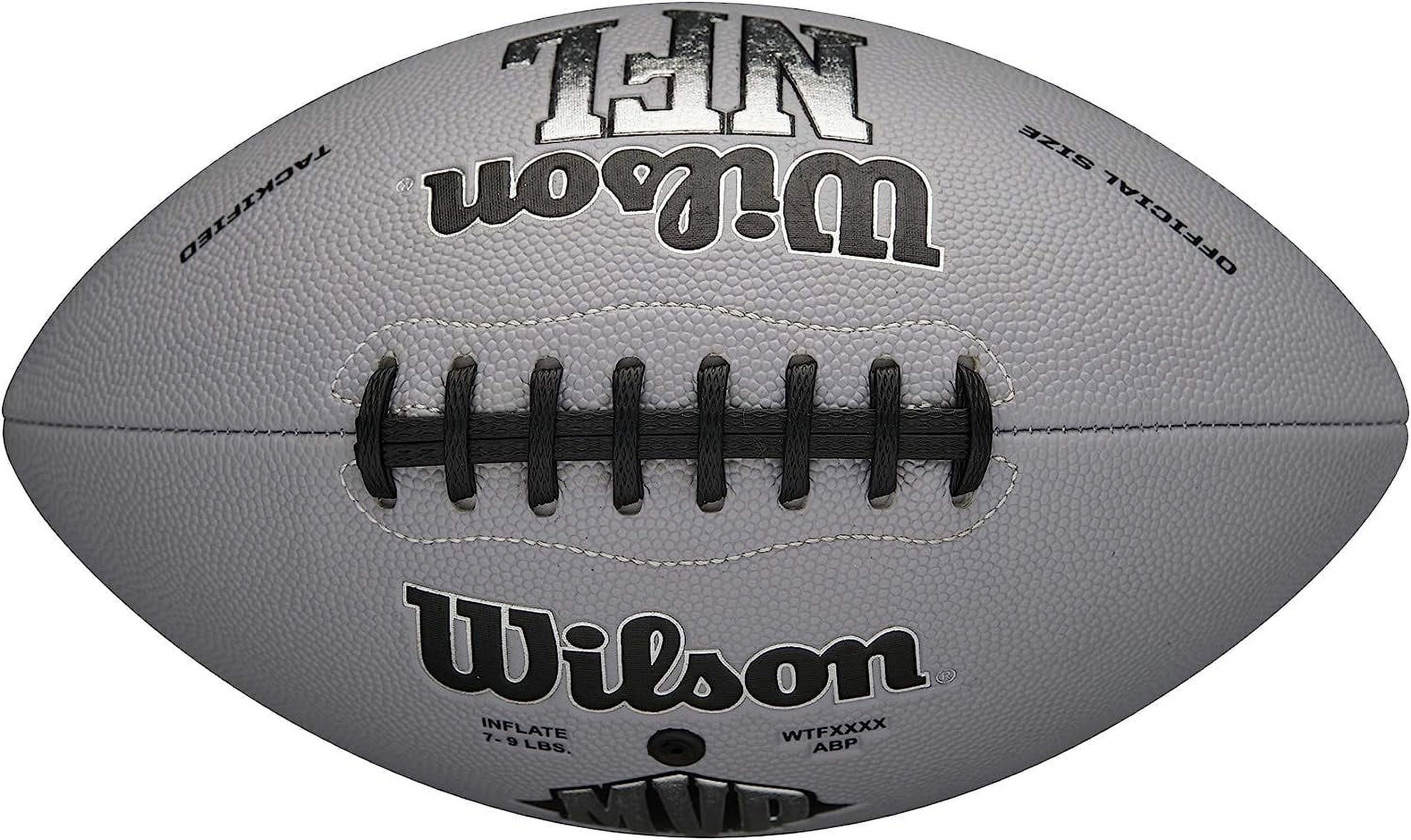 WILSON NFL MVP Football NFL MVP, Grey, Official