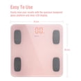 thumbnail image 4 of Báscula inteligente Uten para peso corporal, báscula digital inalámbrica para baño con medición de grasa corporal y peso de agua, analizador corporal electrónico de IMC con Bluetooth y aplicación para, 4 of 5