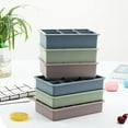 thumbnail image 2 of Ice Cube Mold Solid Color Kitchen Gadget Silicone Multi-Grid Ice Cube Tray for Home 15 Grid Kitchen Tool, 2 of 6