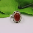 thumbnail image 4 of Fine Silver Red Onyx Ring for Women Handmade in Jaipur, 4 of 4