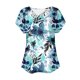 thumbnail image 3 of Camiseta de Manga Corta con Cuello en V, Camiseta Larga de Moda Y Ligera para Mujeres, 3 of 5