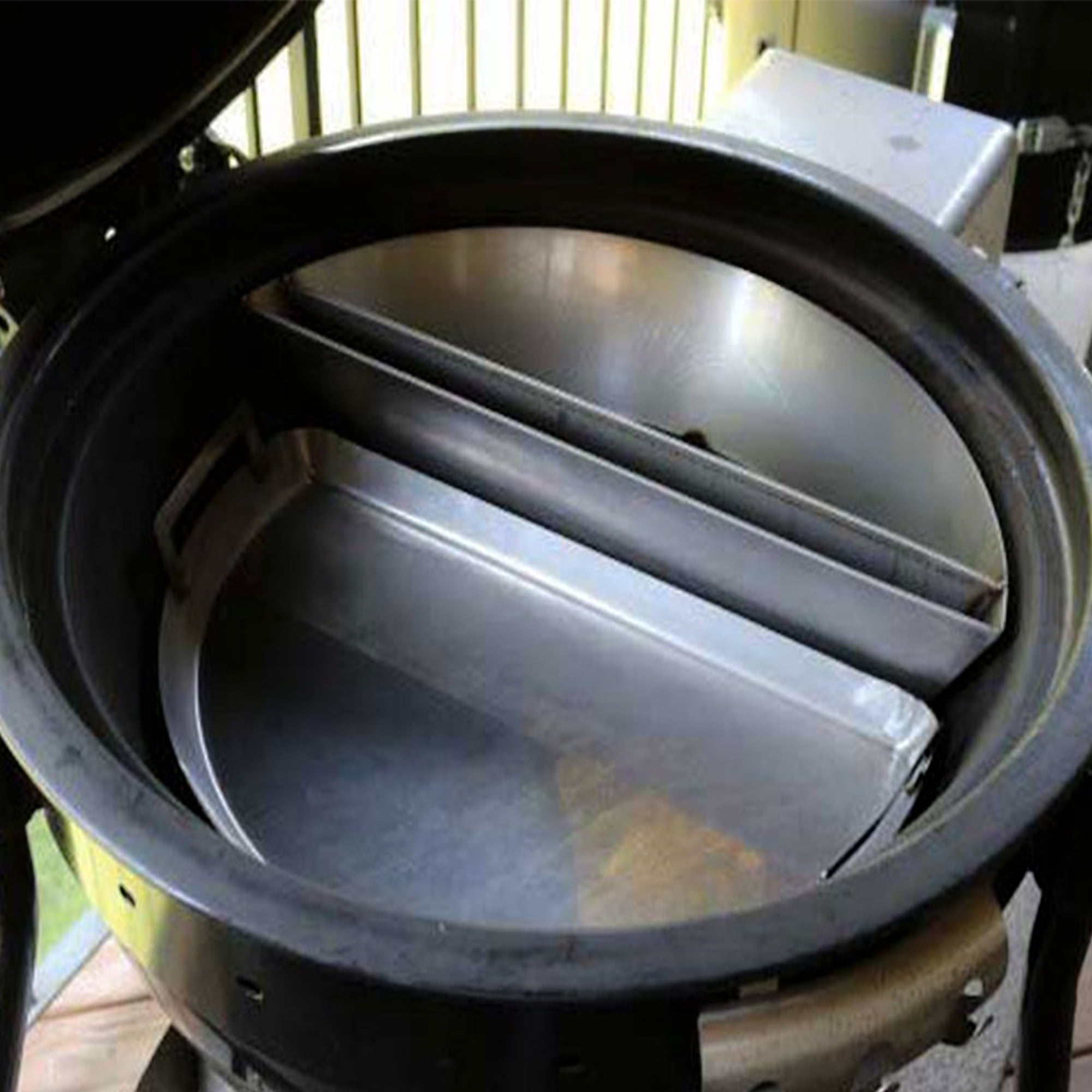 SnS Grills Slow 'N Sear® Low Profile — Stainless Charcoal Basket Insert Engineered for Weber Summit Charcoal Grill, Two-Zone Smoking & Searing
